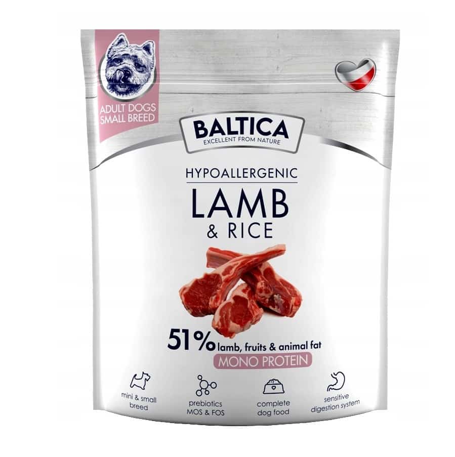 BALTICA NUTRACEUTIC Hypoallergenic Lamb & Rice XS/S 1kg