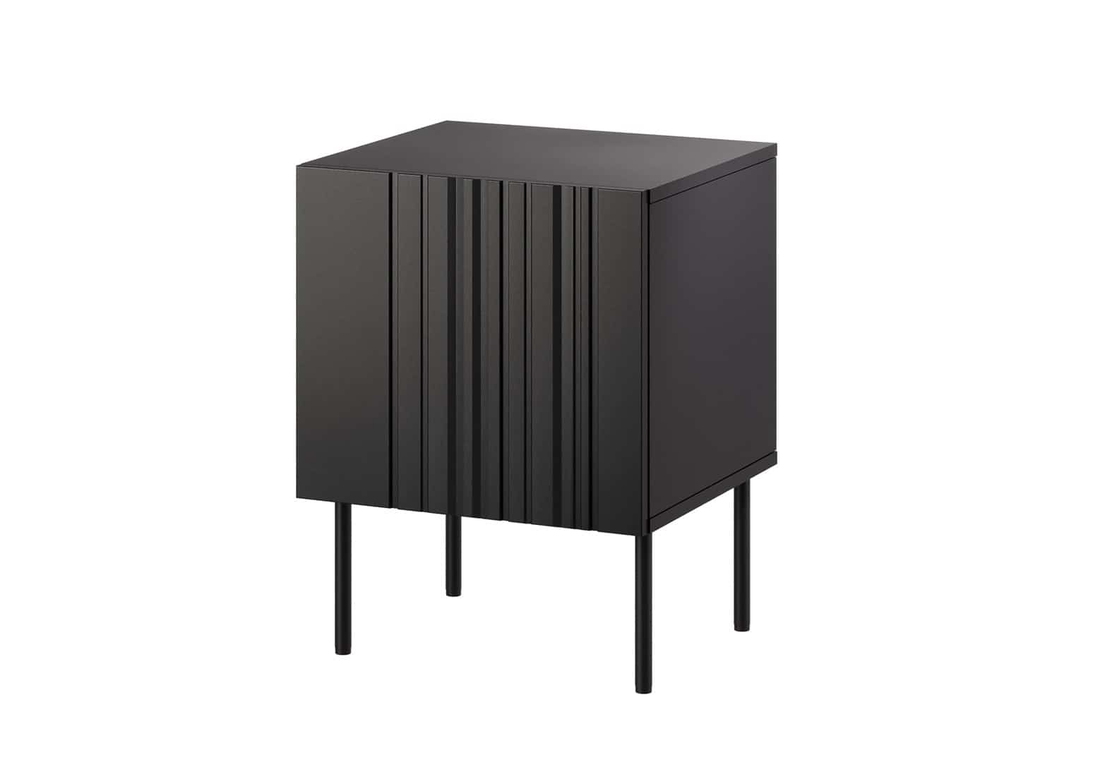 Szafka nocna ISLA 44,5x40x59 czarny mat 2szt