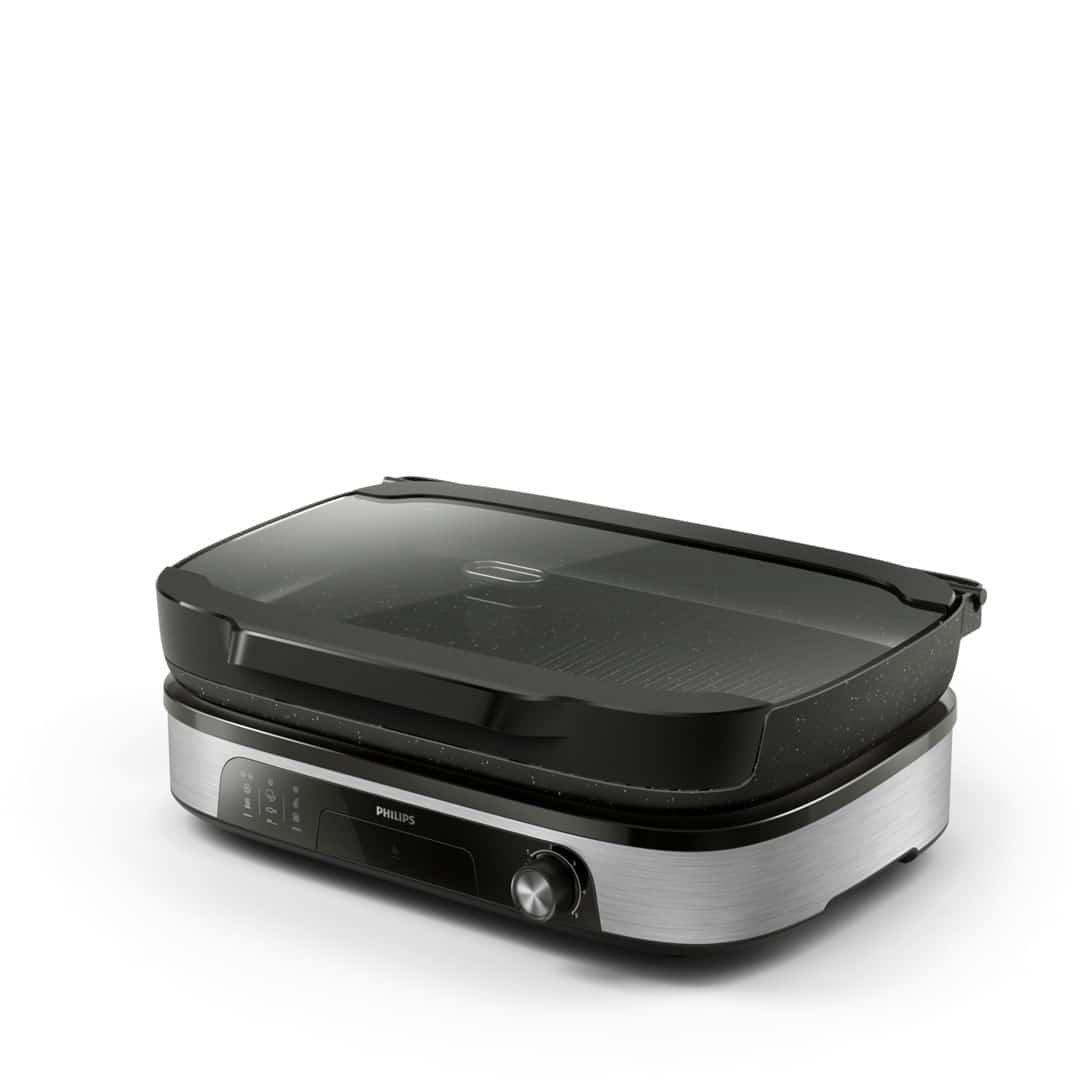 Grill elektryczny PHILIPS HD6212/90 - prostokątny design