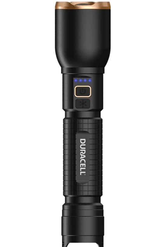 Latarka Duracell DF3000R Gift Box - Czarna, Stop Aluminium