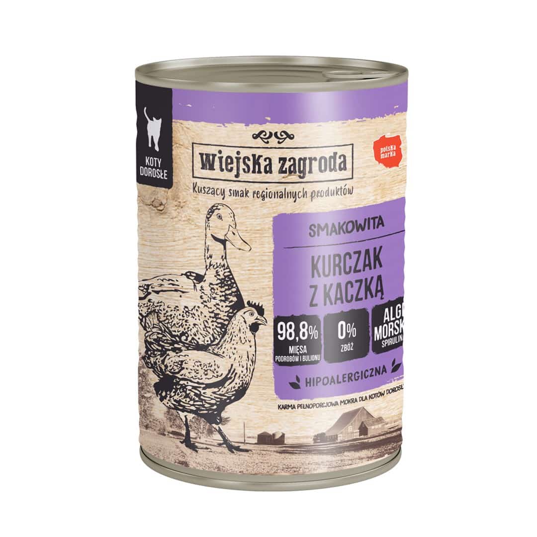 Wiejska Zagroda - Kurczak z kaczką - 400g