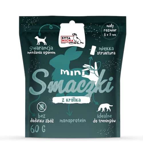 SYTA MICHA - Smaczki treningowe MINI KRÓLIK 60g