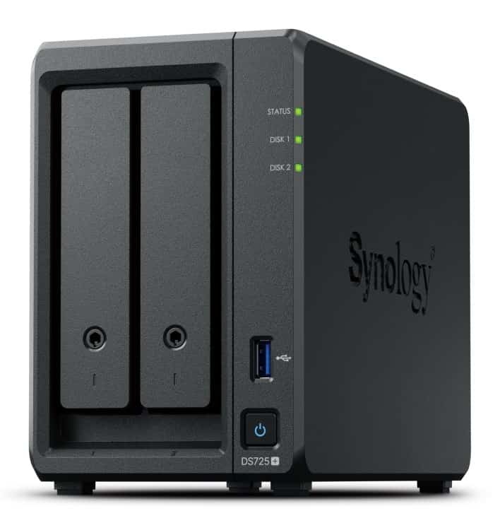 NAS Synology DS725+ - Ryzen R1600, 4GB DDR4