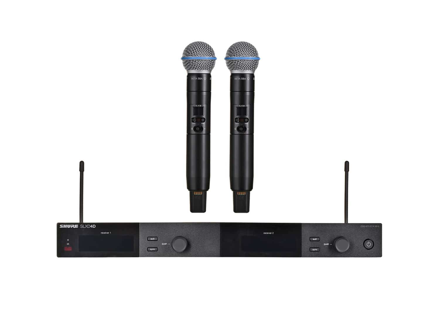 Mikrofon bezprzewodowy Shure SLXD24DE/B58-G59 - zestaw podwójny