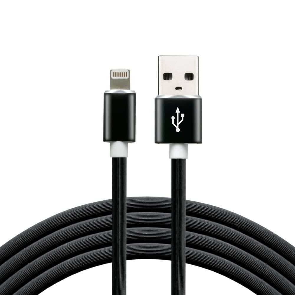 Kabel zasilający everActive CBS-1IB USB - Lightning 1m czarny