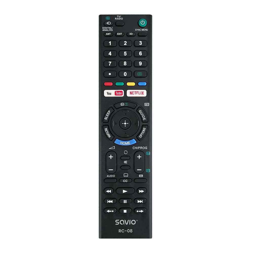 Pilot SAVIO RC-08 dla telewizorów