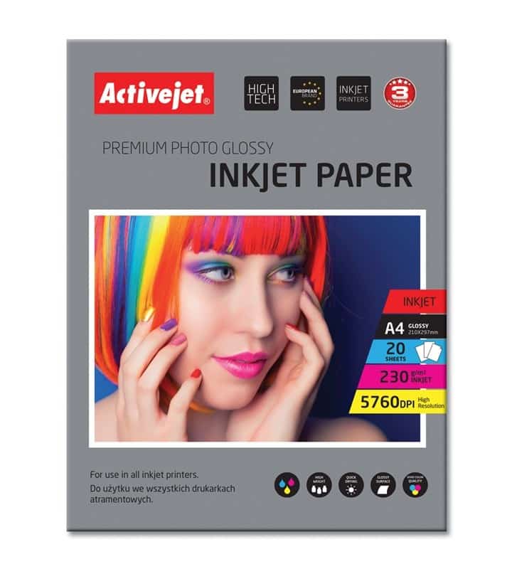 Activejet AP4-230G20 Papier Foto Błyszczący A4