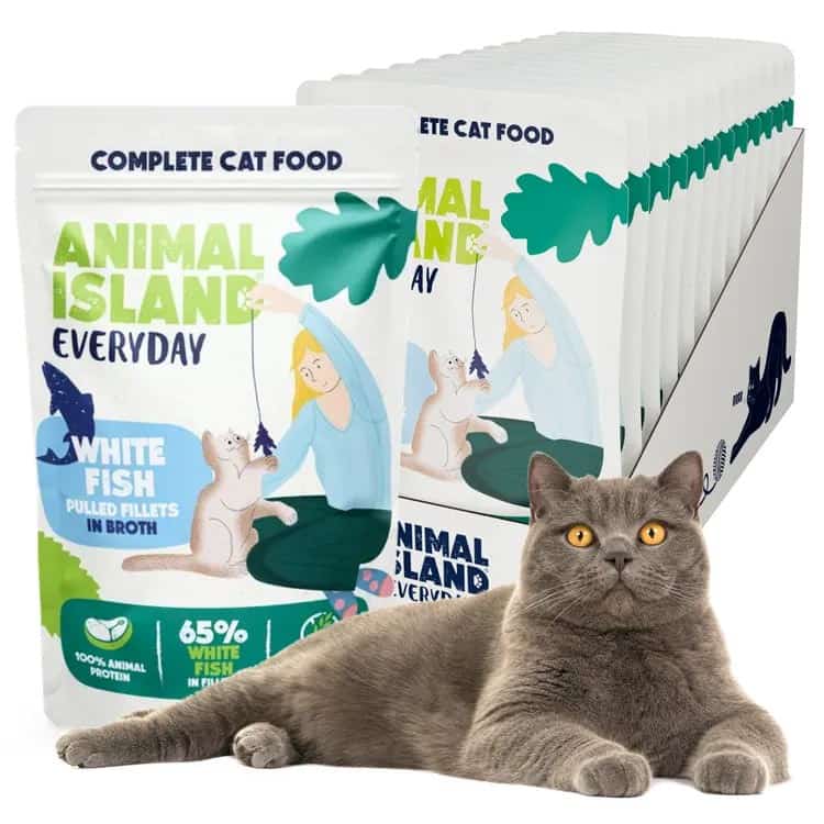 ANIMAL ISLAND Biała ryba w filecie - 12x85g