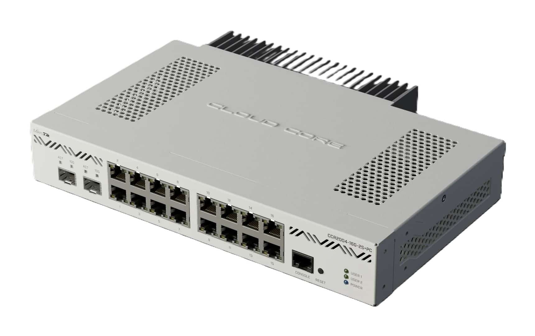 Router MikroTik CCR2004-16G-2S+PC, Biały
