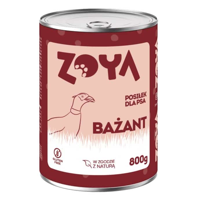 ZOYA Bażant - 800g Puszka Karma Mokra