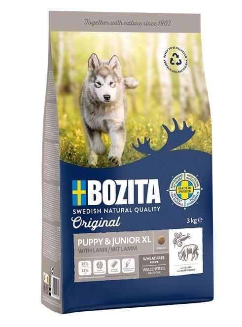 Bozita Original Puppy & Junior XL z Jagnięciną - 12 kg