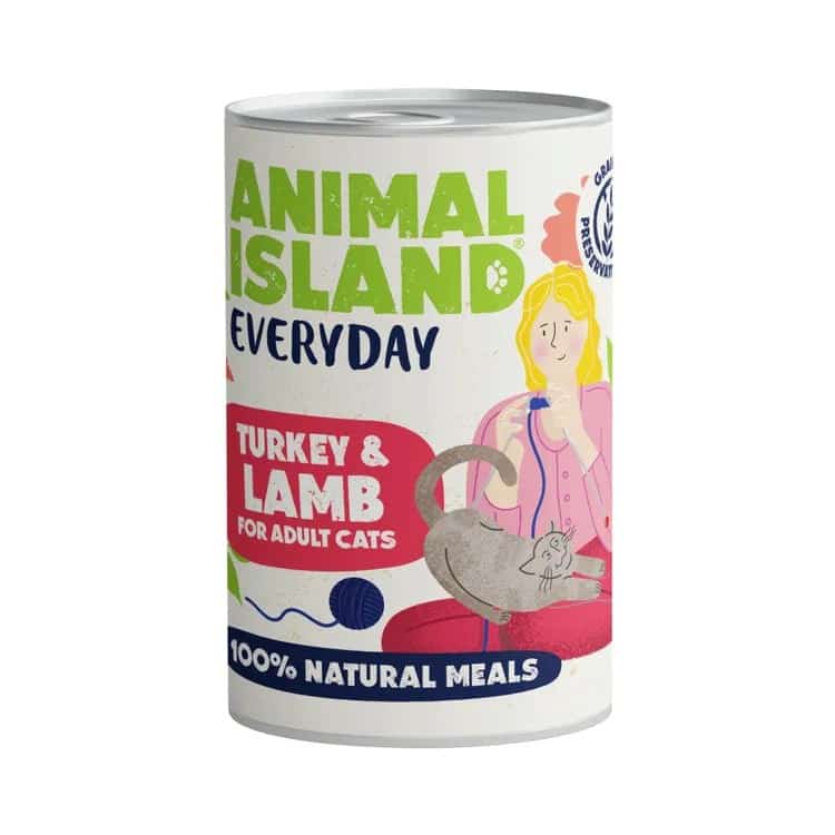 ANIMAL ISLAND Indyk i jagnięcina - 400g