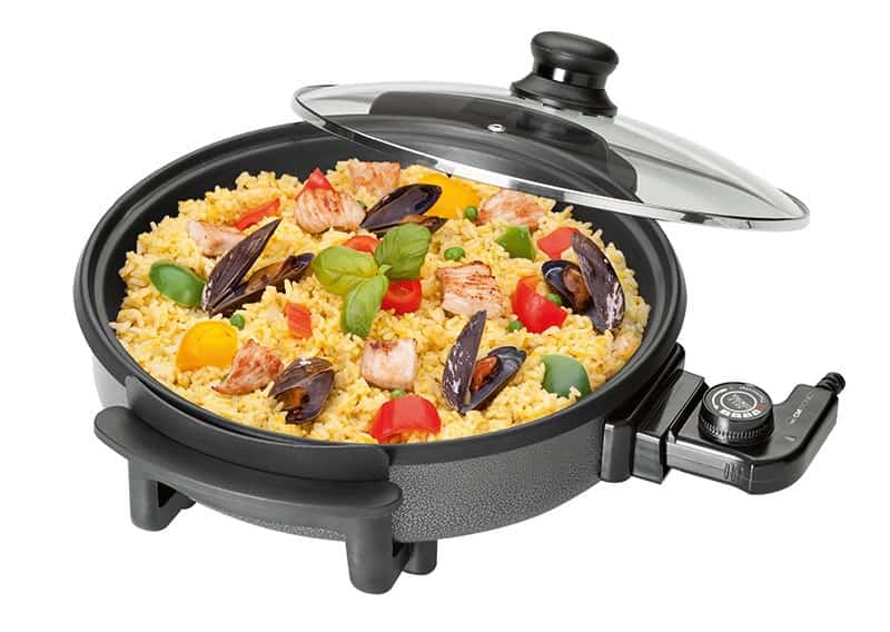 Patelnia Clatronic PP 3401 antracytowa z powłoką nieprzywierącą