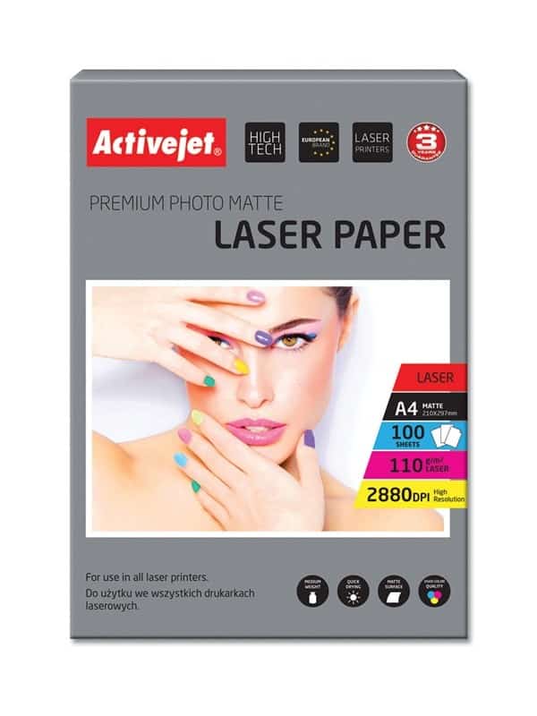 Activejet AP4-110M100L Papier Fotograficzny Matowy A4