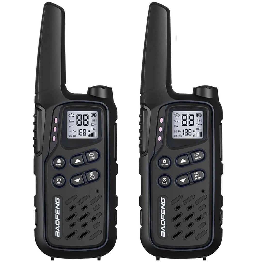 Krótkofalówka Baofeng BF-T25E czarna, 2 szt.