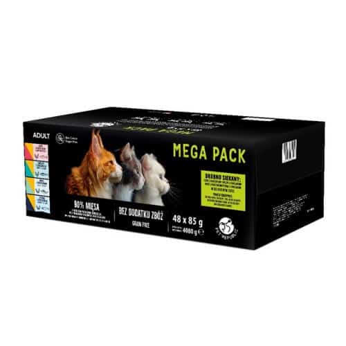PetRepublic saszetki dla kota mix mięs-ryb 48x85g