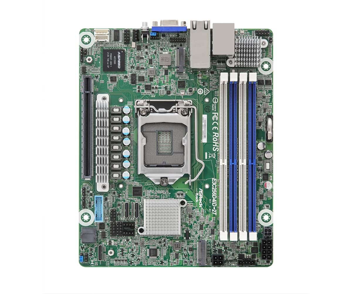 Płyta główna ASRock E3C256D4ID-2T LGA1200 Intel Xeon E-23XX