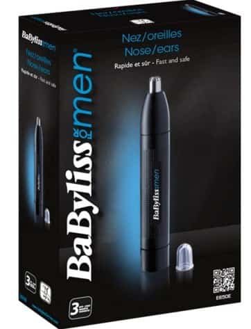 Trymer Babyliss E650E czarny do nosa i uszu