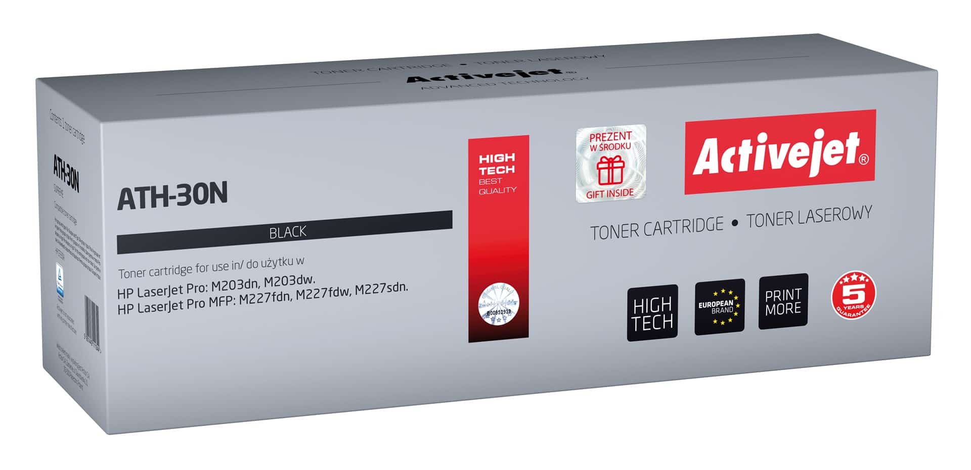 Activejet ATH-30N Toner (zamiennik HP 30A CF230A; 1600 stron)