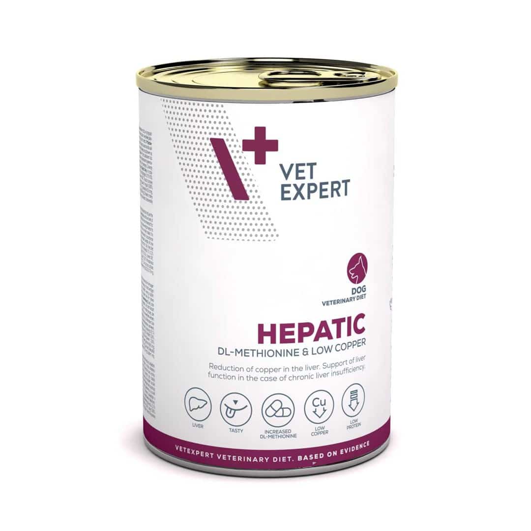 VetExpert Hepatic Dog 400g Can - Mokra Karma
