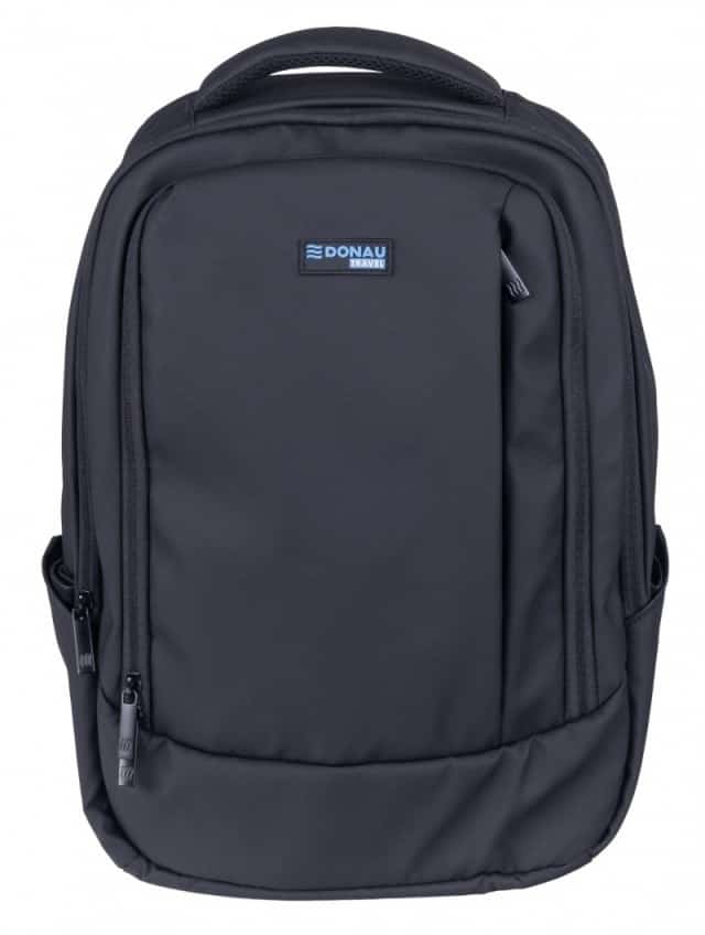 DONAU TRAVEL Plecak Berlin, 15,6", 16l, USB + kabel, czarny