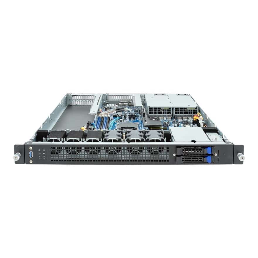Platforma serwerowa RACK Gigabyte E133-C10-AAA1 z procesorem AMD EPYC 4004 (Ryzen 7000)