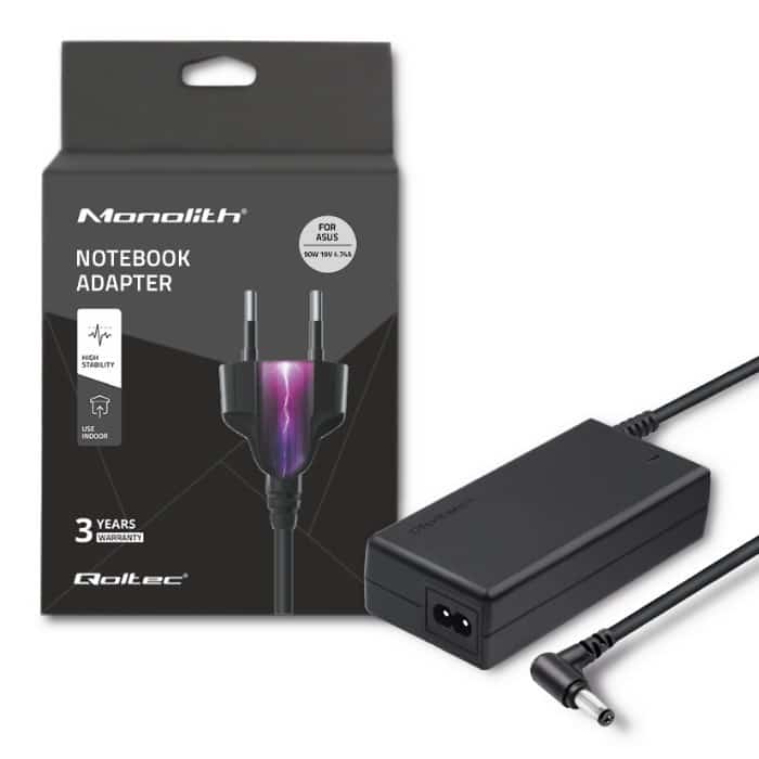 Zasilacz Qoltec 90W do notebooka Asus