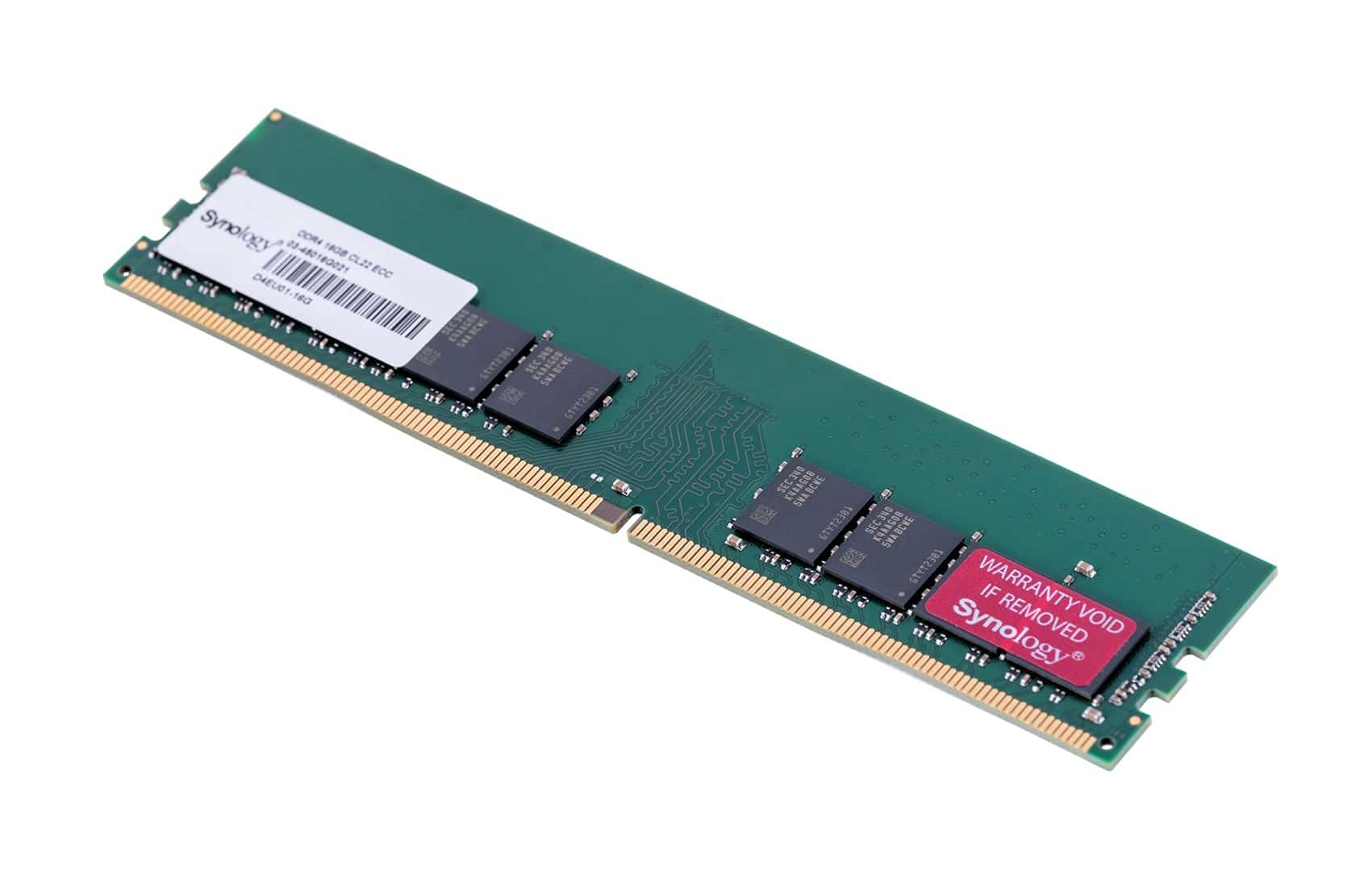 Pamięć serwerowa DDR4 16GB ECC Unbuffered DIMM Synology D4EU01-16G