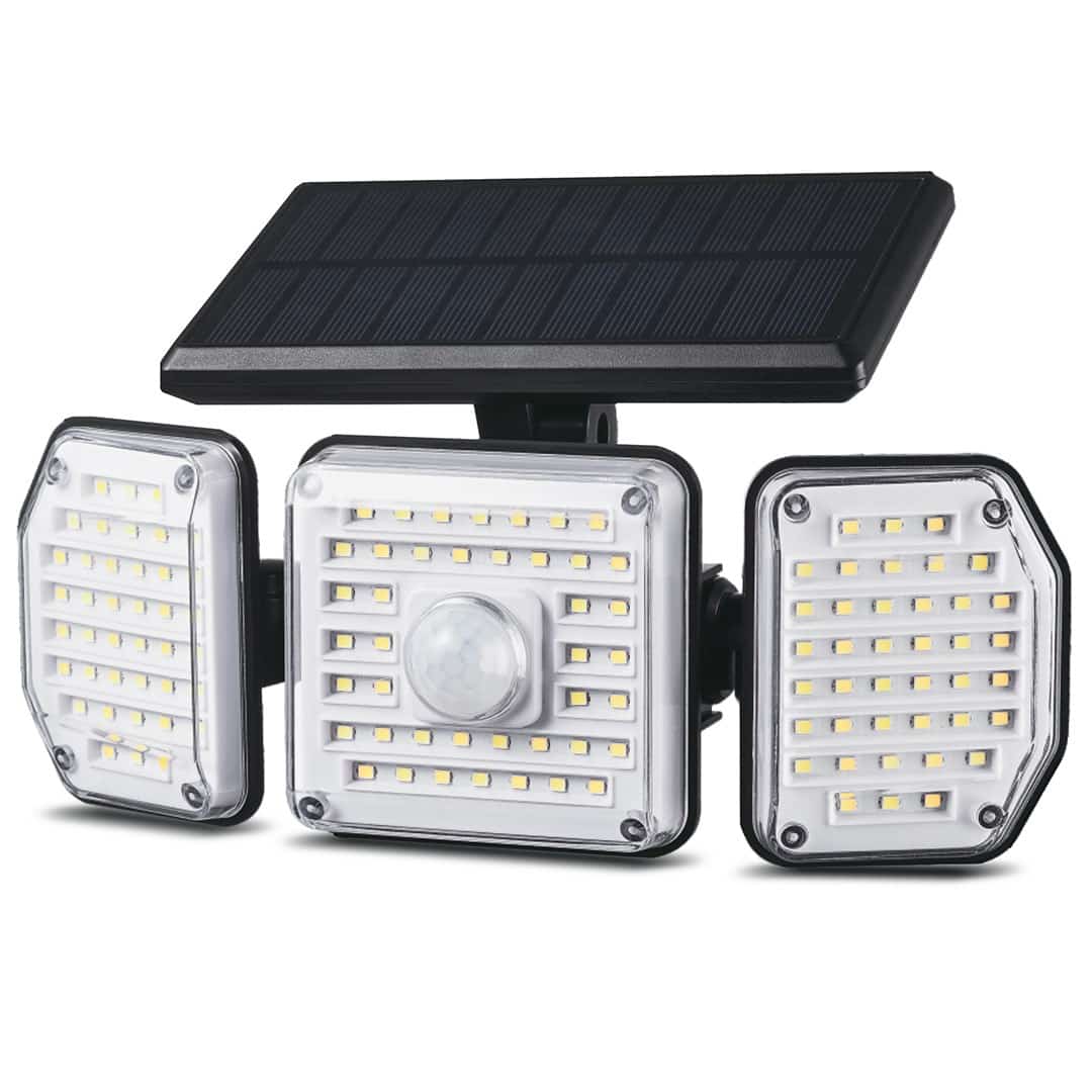 MACLEAN SOLARNA LAMPA LED Z CZUJNIKIEM RUCHU IP65 4W 3 TRYBY