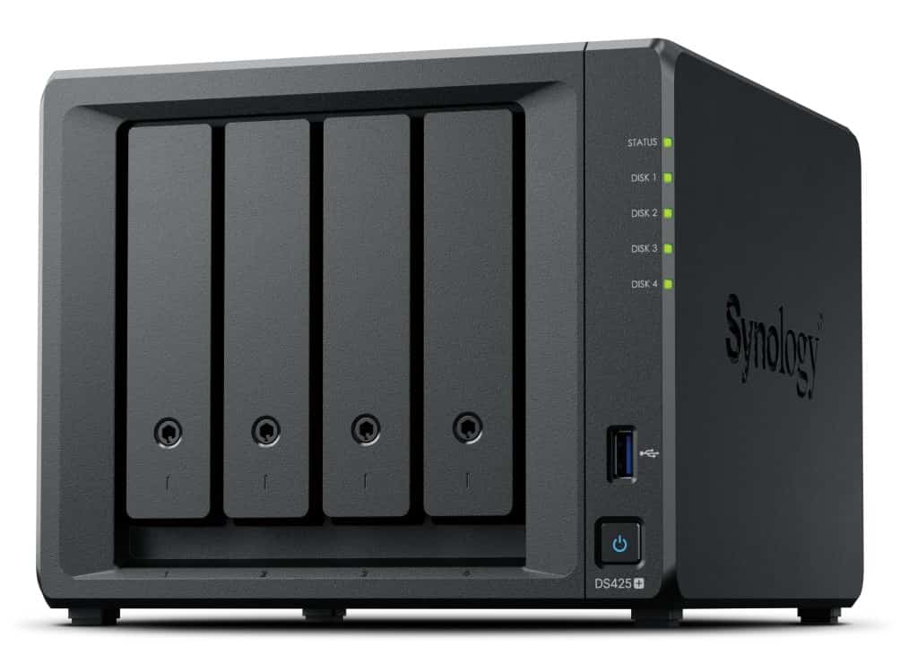 NAS Synology DS425+ - Tower, Intel Celeron J4125, 2GB DDR4