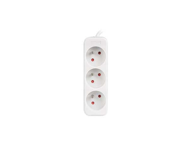 Przedłużadz Lanberg PS0-03E-0150-W, 1,5m, biały