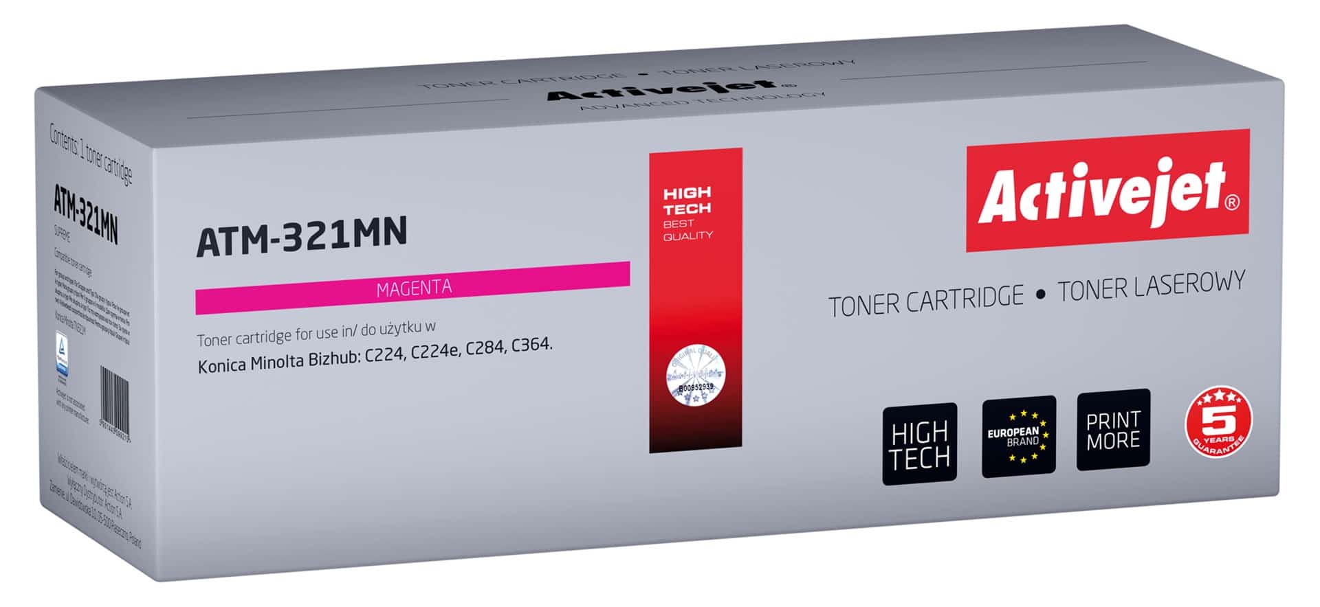Activejet ATM-321MN Toner - Zamiennik TN321M