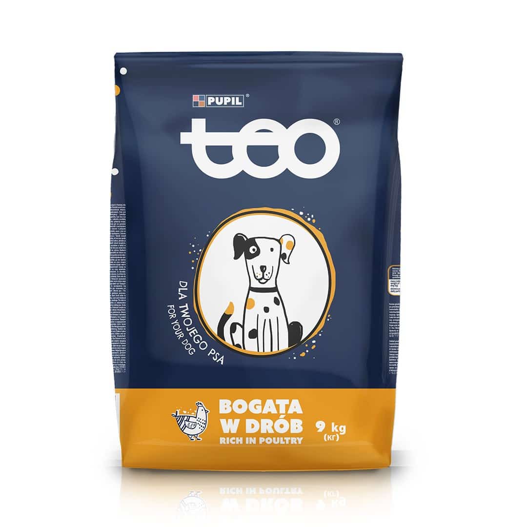 TEO bogata w drób Karma sucha 9kg