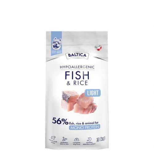 BALTICA NUTRACEUTIC Hypoallergenic Fish & Rice Light XS/S 3kg