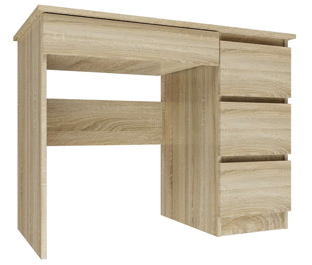 BIURKO MIJAS PRAWE SONOMA - Laminat, Matowy