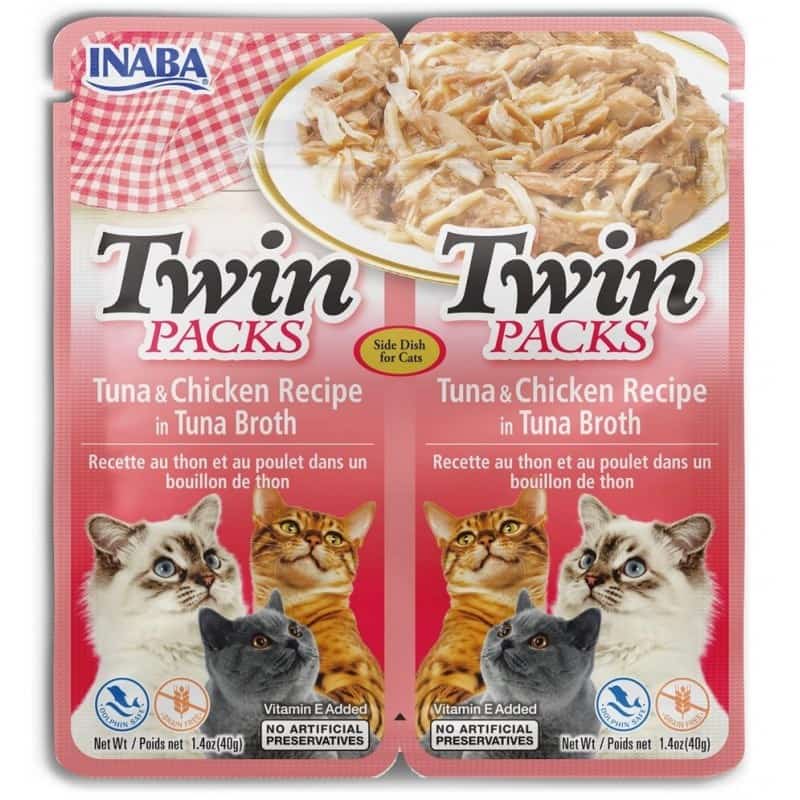 INABA Cat Twin Tuńczyk&Kurczak - 2x40g Saszetka
