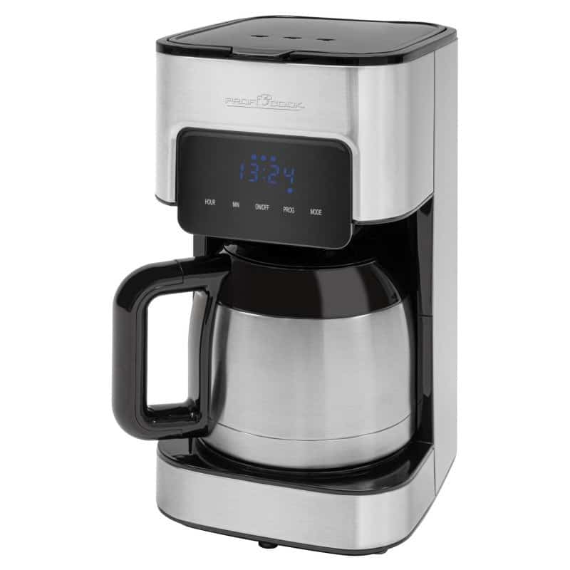 Ekspres przelewowy Proficook PC-KA 1191, 800W, 1,2l, LCD, czarny-srebrny