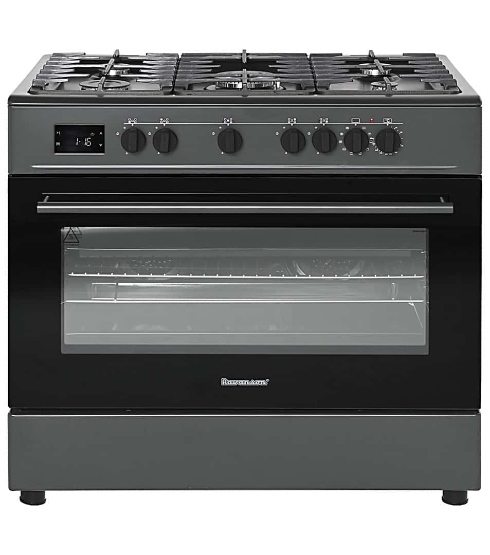 Kuchnia gazowo elektryczna Ravanson KWGE-K90A Cheff Modern Black