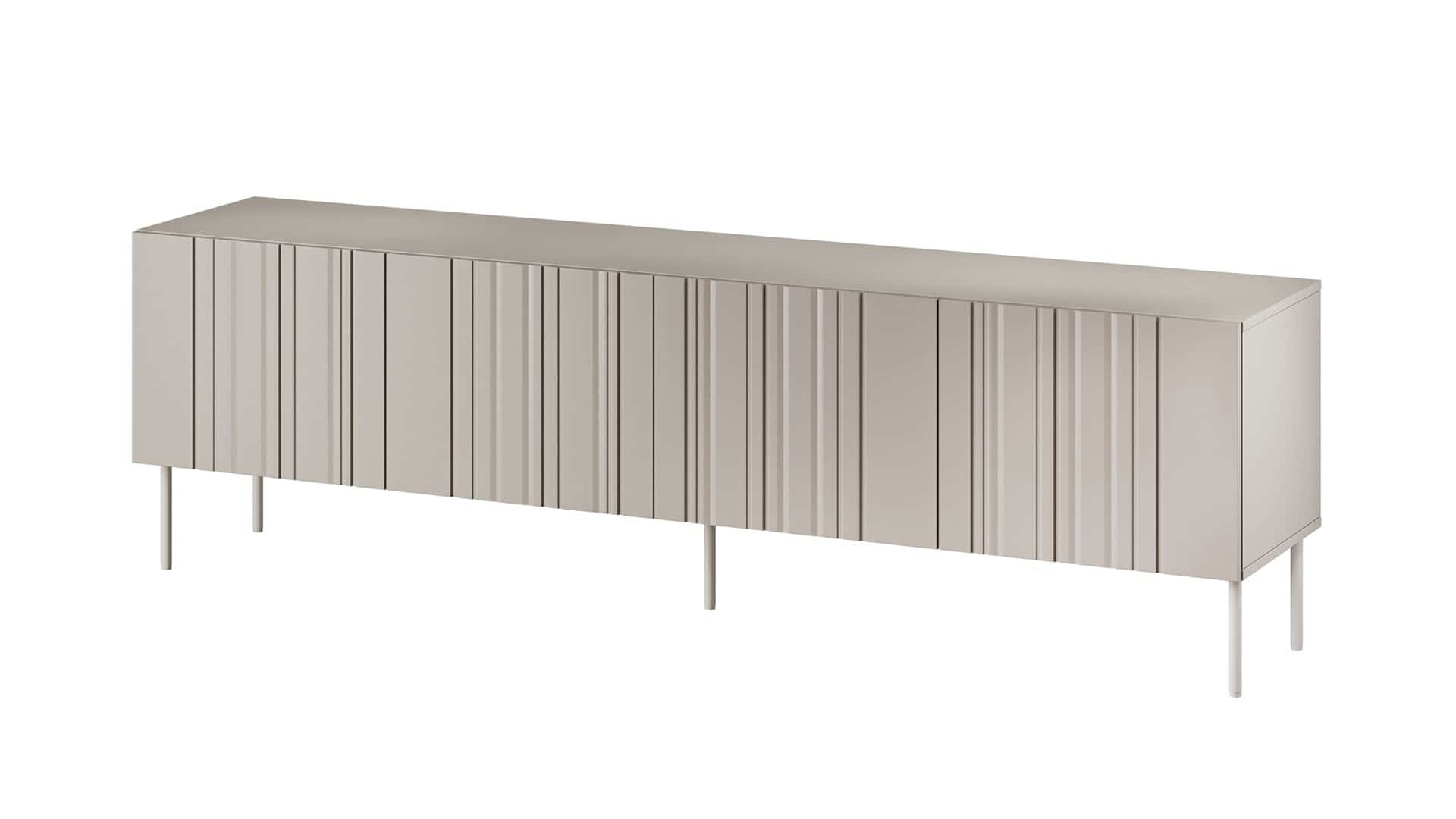 Szafka RTV ISLA 200x40x60 kaszmir matowa