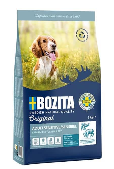 Bozita Original Adult Sensitive Jagnięcina i Ryż 3 kg