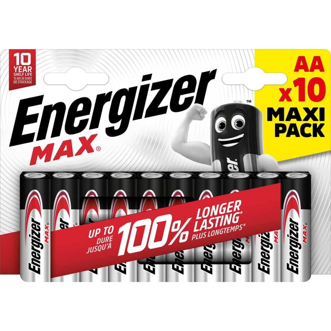 Baterie ENERGIZER MAX AA 10szt ECO