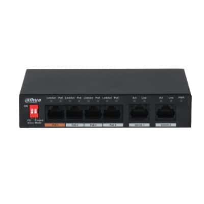 SWITCH DAHUA PFS3006-4ET-60-V2 Czarny