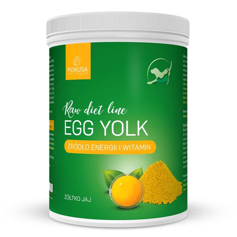 Pokusa Raw Diet Line Egg Yolk 800g - Suplement dla psa i kota