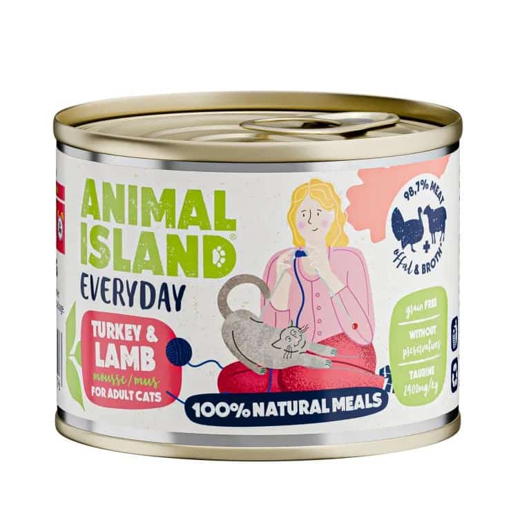 ANIMAL ISLAND Indyk i jagnięcina - 200g