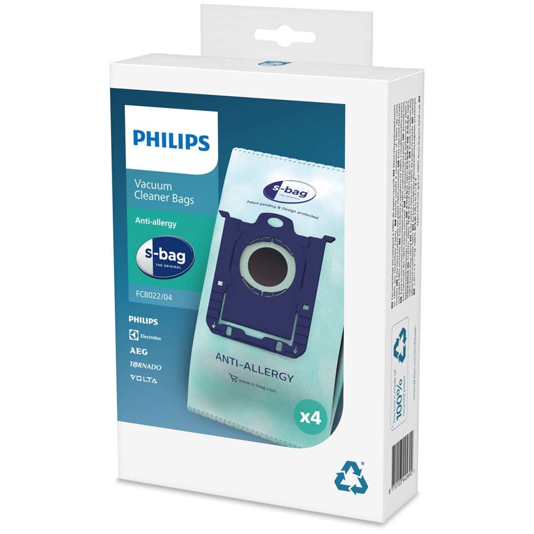 Worek do odkurzacza Philips FC8022/04, AEG, Electrolux - 4 szt., syntetyk