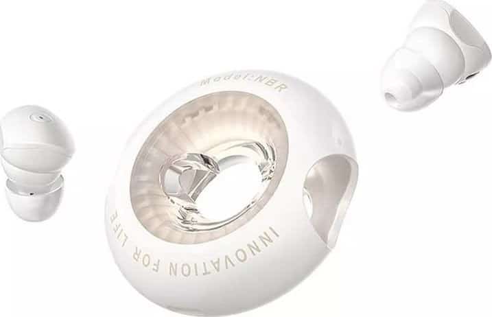 Bezprzewodowe słuchawki Vention Donut-Shaped BT 5.3 IPX4 białe