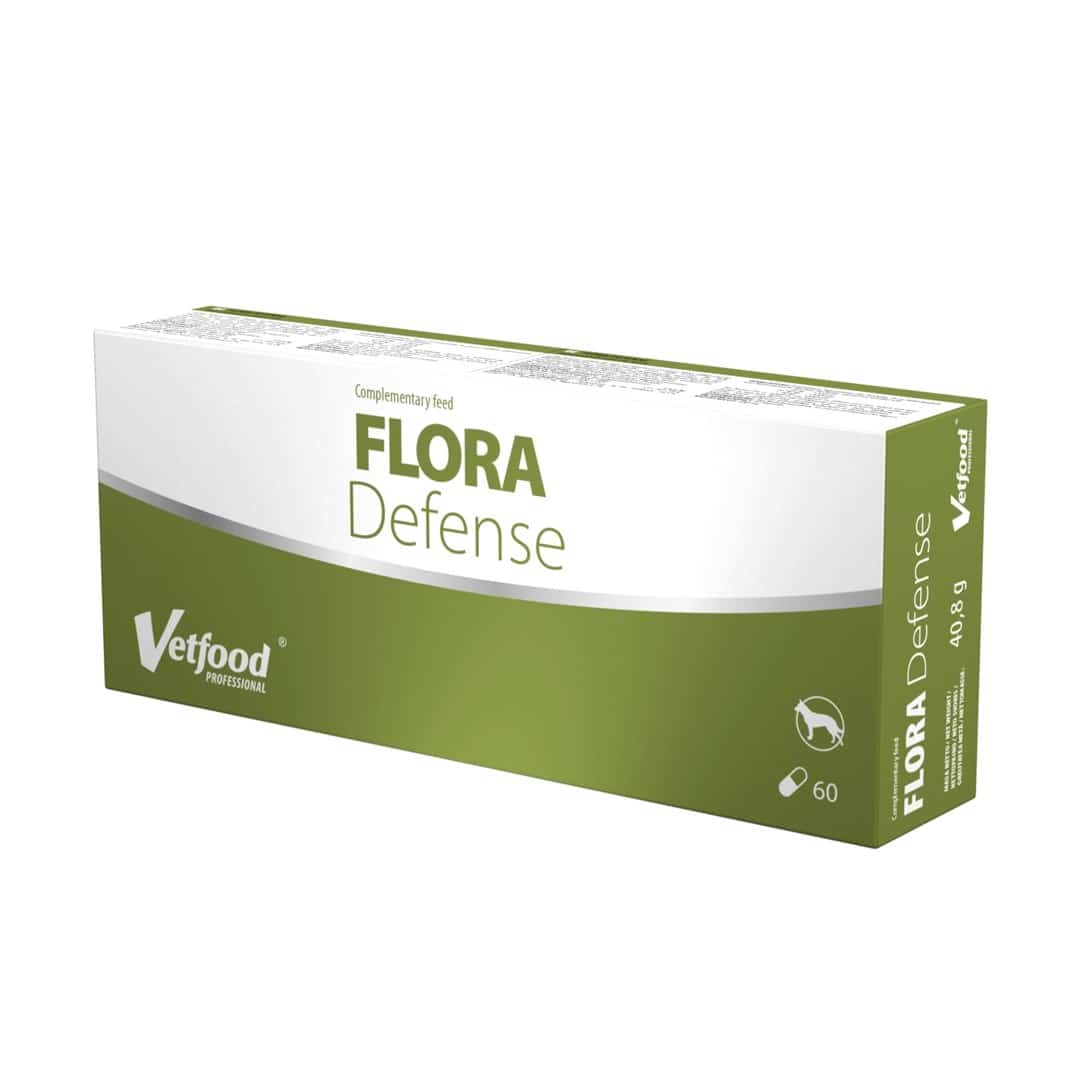 VetFood Flora Defense 60 kapsułek na biegunkę