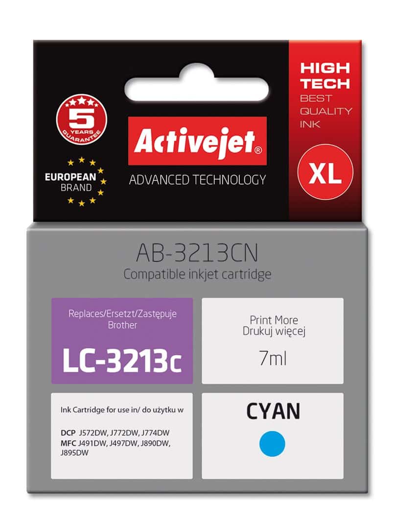 Activejet AB-3213CN Tusz 7ml Niebieski dla Brother