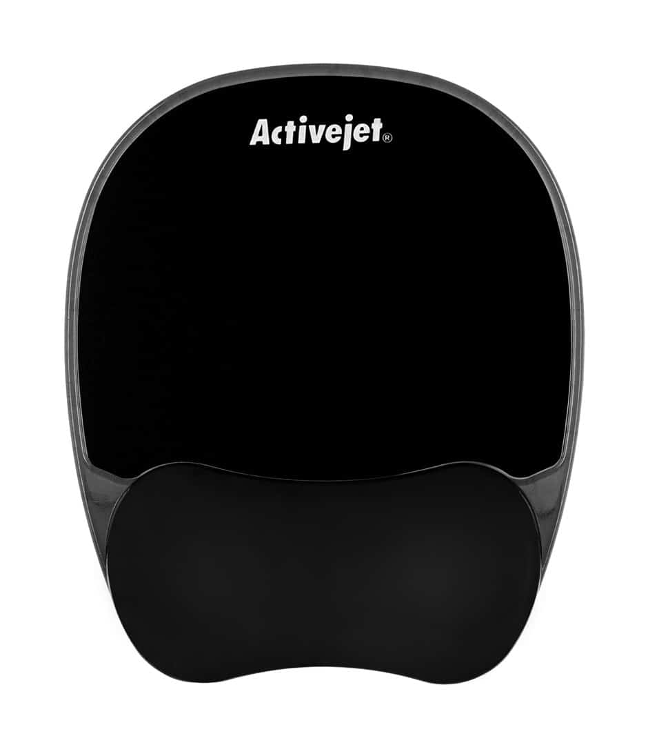 Activejet podkładka pod mysz żelowa czarna 250mm
