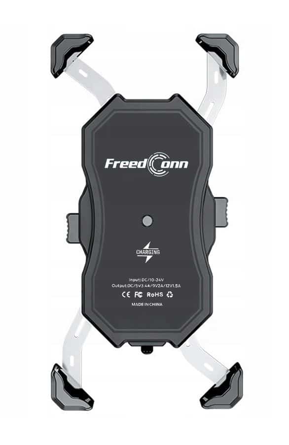 Uchwyt FreedConn MC1W 15W + USB 10,2 cm